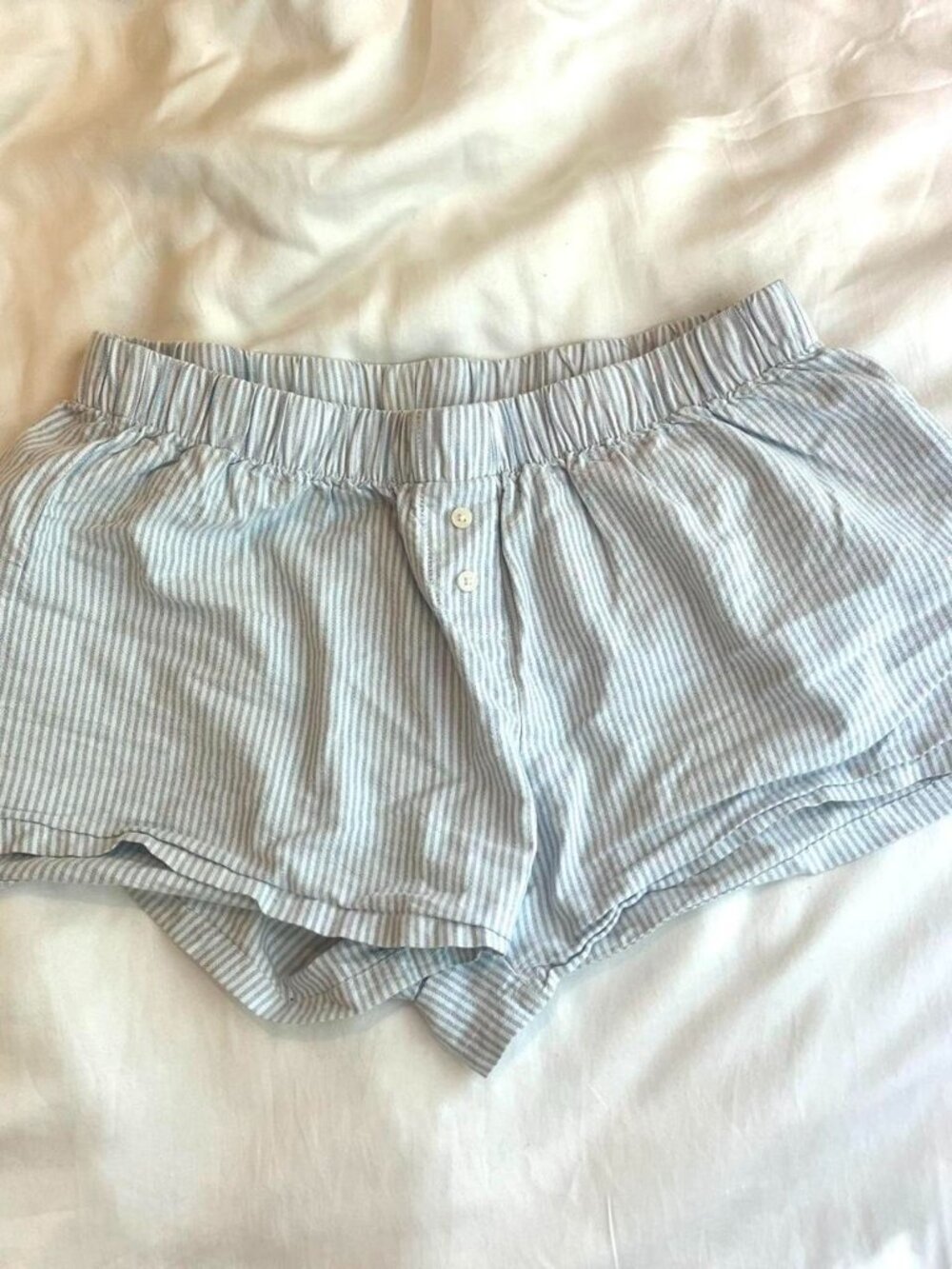 blue striped boy shorts!!